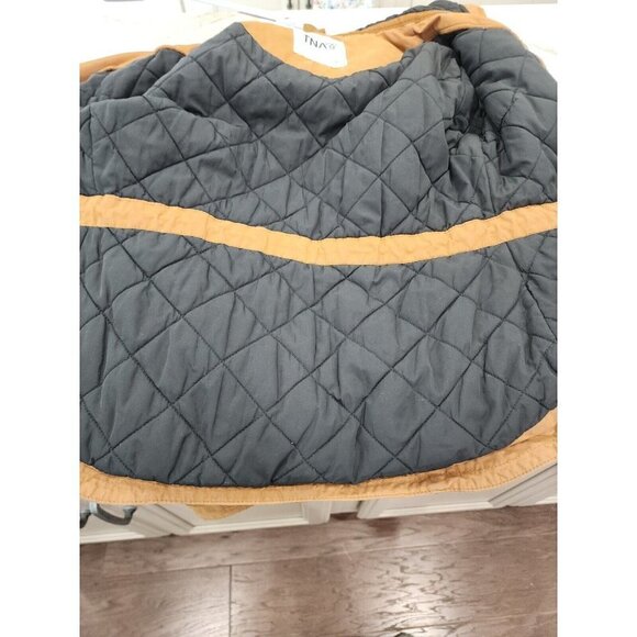 Aritzia TNA Platoon Womens Medium Brown Military Style Quilted Jacket Coat XS - Picture 12 of 15